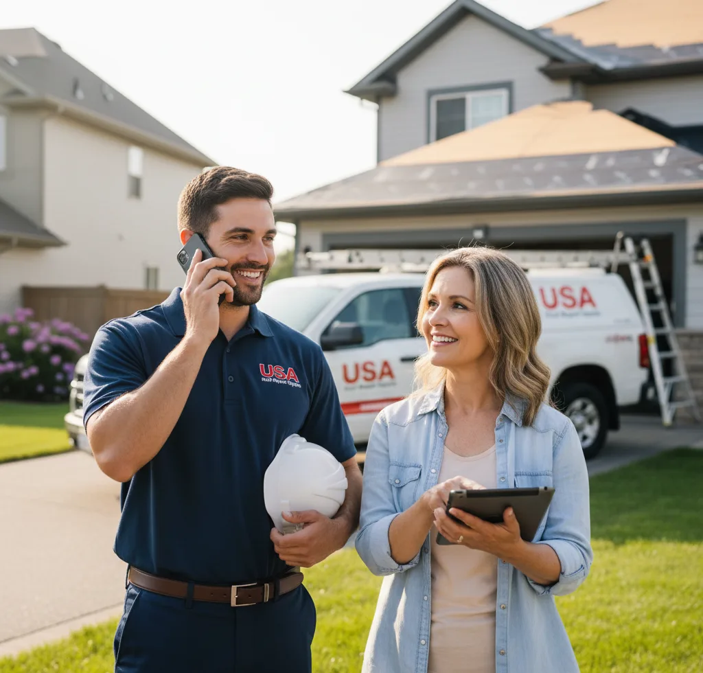 USA Roof Repair Experts customer support in Corinna